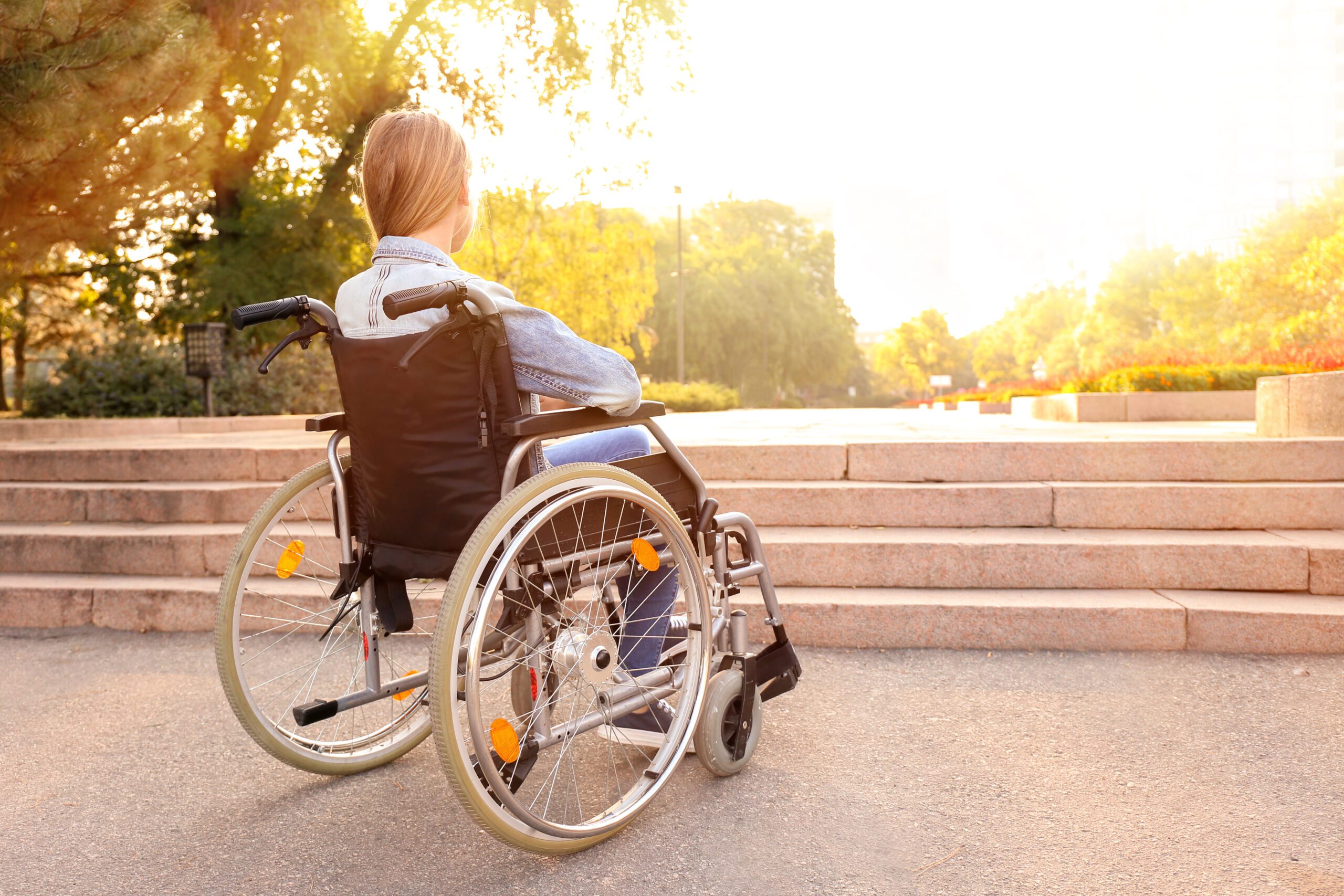 woman in wheelchair